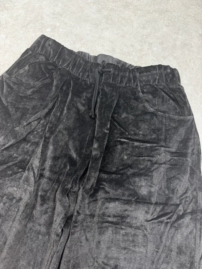 SS2024 Givenchy Black Velvet Cozy Sweatpants TVMMKMu 7