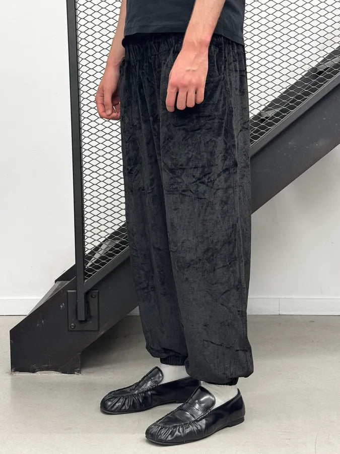 SS2024 Givenchy Black Velvet Cozy Sweatpants TVMMKMu 1