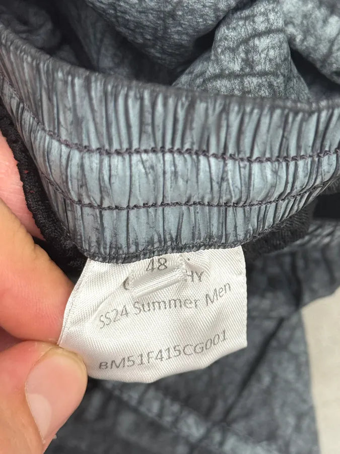 SS2024 Givenchy Grey Stone Effect Nylon Pants ZeEZVhK 12