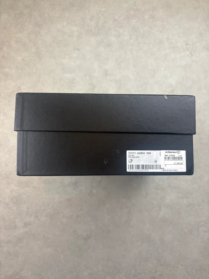 2010s Saint Laurent Black Combat Leather Ankle Boots iOaLAsF 9