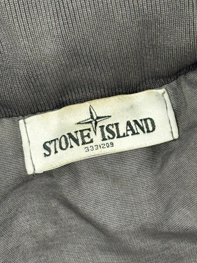 Stone Island 30th Anniversary Side Patch Grey Nylon Puffer Vest PXYPtgp 11