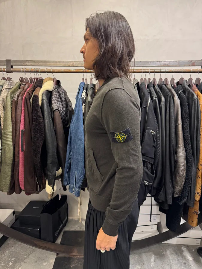 Stone Island Black Minimalist Cardigan EmCpVjO 2