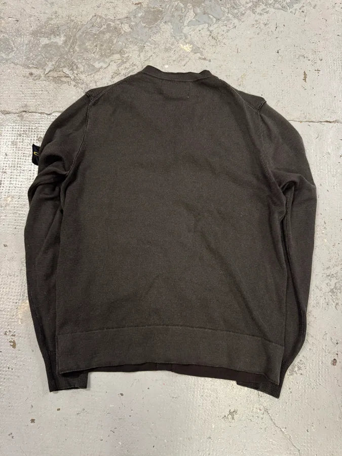 Stone Island Black Minimalist Cardigan EmCpVjO 6