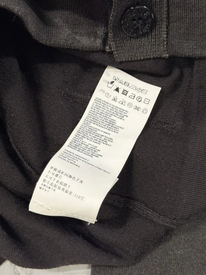 Stone Island Black Minimalist Cardigan EmCpVjO 8