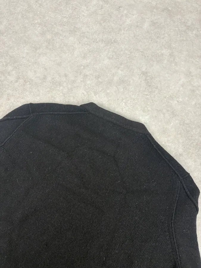 Stone Island Black Wool Minimalist Sweater nTsapVs 6