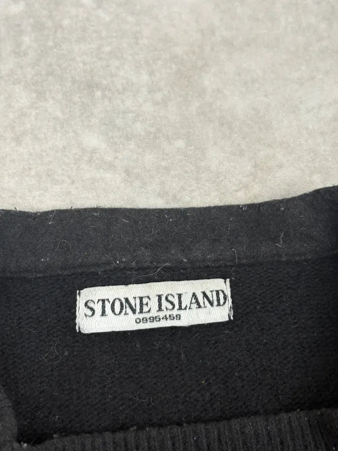Stone Island Black Wool Minimalist Sweater nTsapVs 8