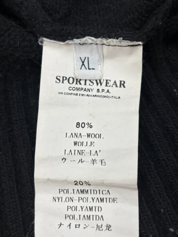 Stone Island Black Wool Minimalist Sweater nTsapVs 9