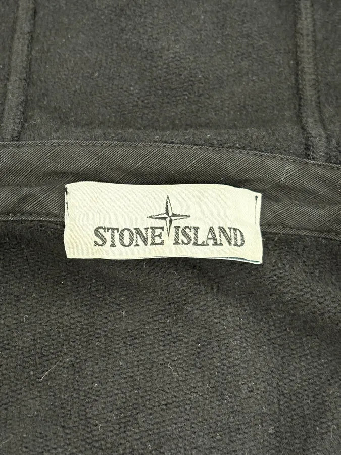 Stone Island Black Signature Zip-up Hoodie JnYLIcV 10