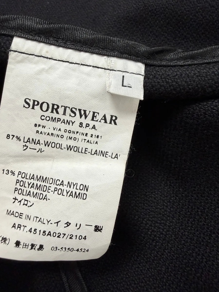 Stone Island Black Wool Classy Caban Jacket jsheYXF 10