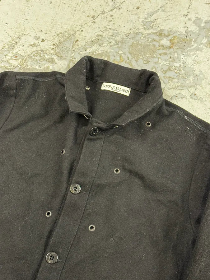 Stone Island Black Wool Sailor Bomber Jacket xkPNWVx 5
