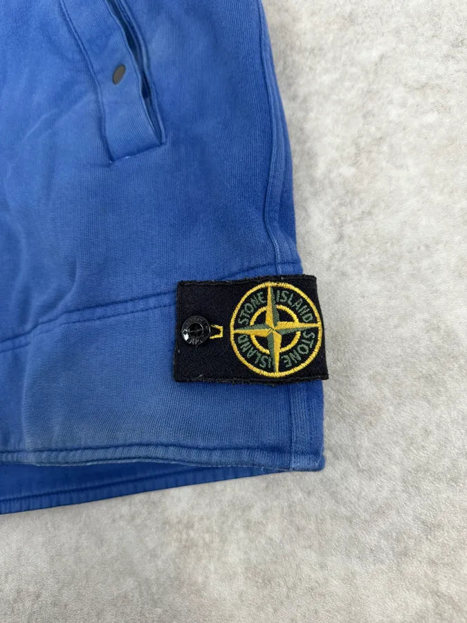 Stone Island Blue Hooded Sleeveless Jacket IQRDPSM 11