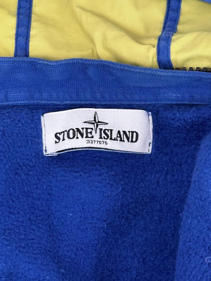 Stone Island Blue Hooded Sleeveless Jacket IQRDPSM 12