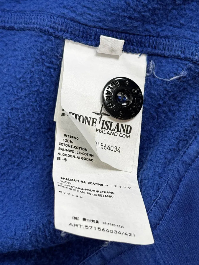 Stone Island Blue Hooded Sleeveless Jacket IQRDPSM 13