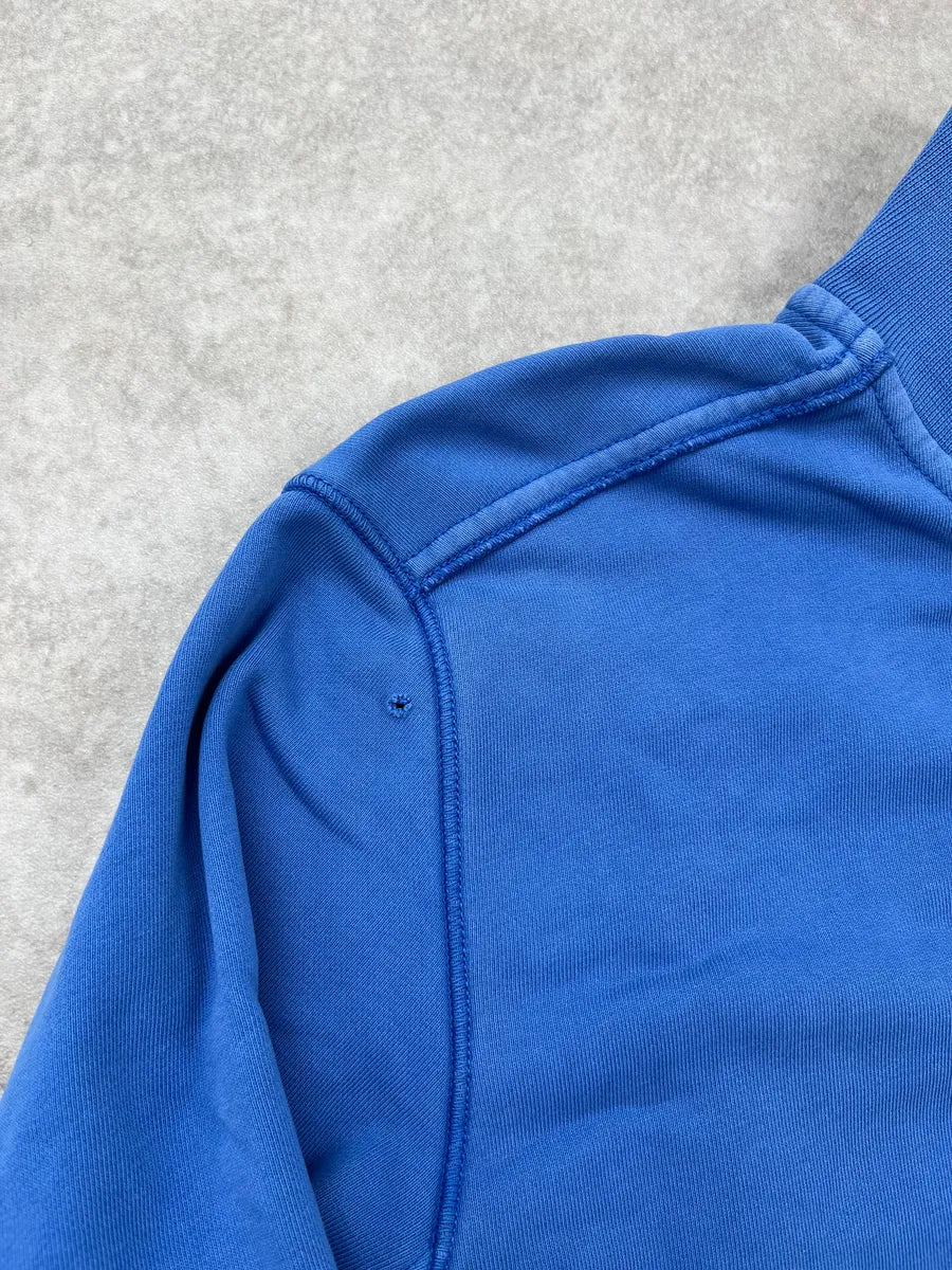 Stone Island Blue Minimalist Zip-up Sweater GePfGWx 10