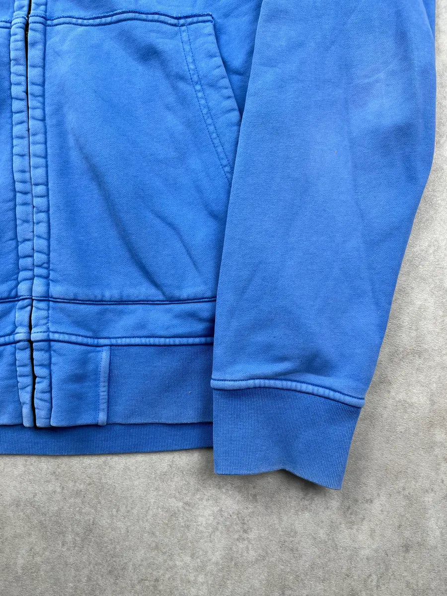 Stone Island Blue Minimalist Zip-up Sweater GePfGWx 11
