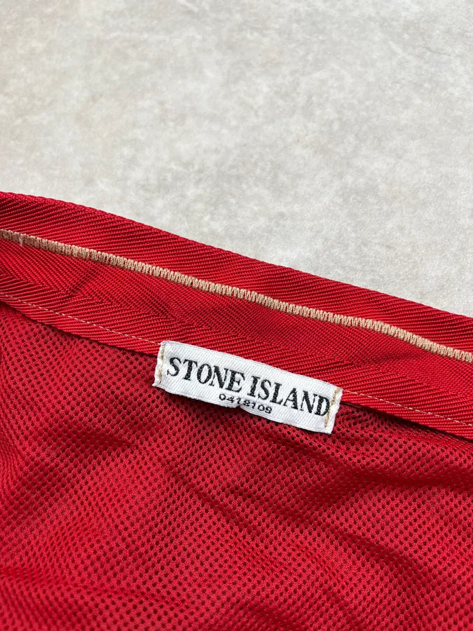 Stone Island Burgundy Nylon Cargo Light Jacket OsIkrJP 10