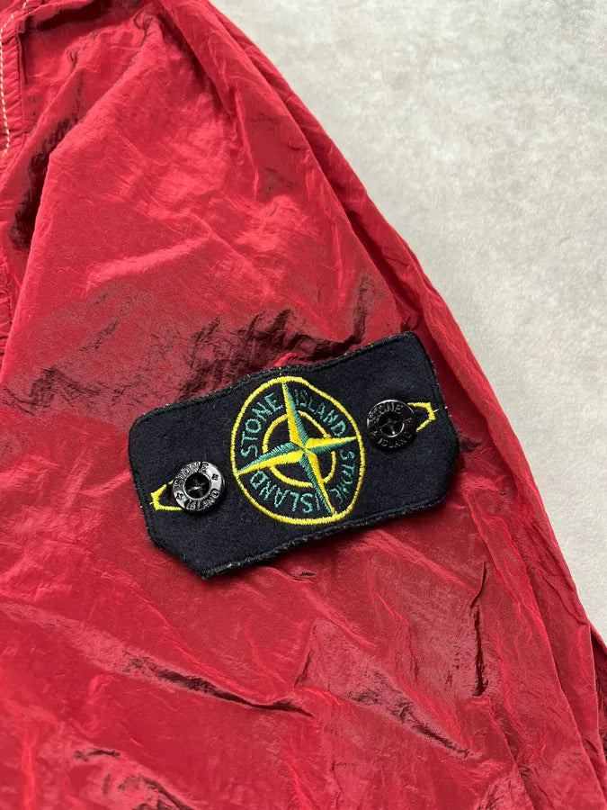 Stone Island Burgundy Nylon Cargo Light Jacket OsIkrJP 6