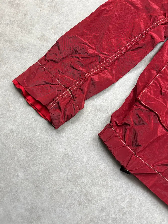 Stone Island Burgundy Nylon Cargo Light Jacket OsIkrJP 7