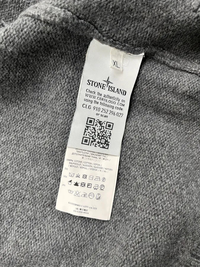 Stone Island Wool Hooded Zip-up Sweater IjJIpYm 11