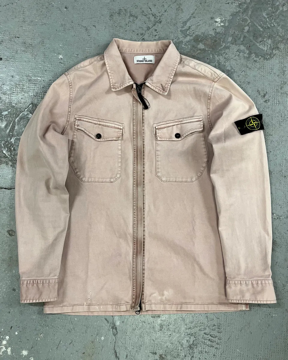 Stone Island Fade Pink Zipped Jacket (M/L) 0