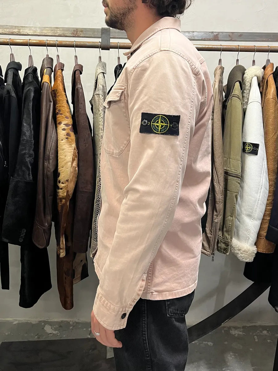 Stone Island Fade Pink Zipped Jacket (M/L) 1