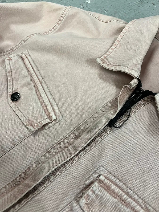 Stone Island Fade Pink Zipped Jacket (M/L) 5