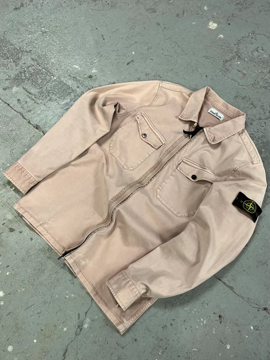 Stone Island Fade Pink Zipped Jacket (M/L) 6
