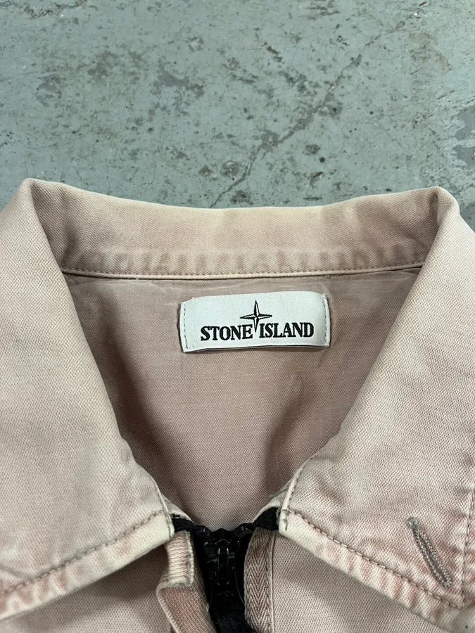 Stone Island Fade Pink Zipped Jacket (M/L) 7