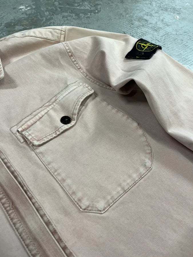Stone Island Fade Pink Zipped Jacket (M/L) 9