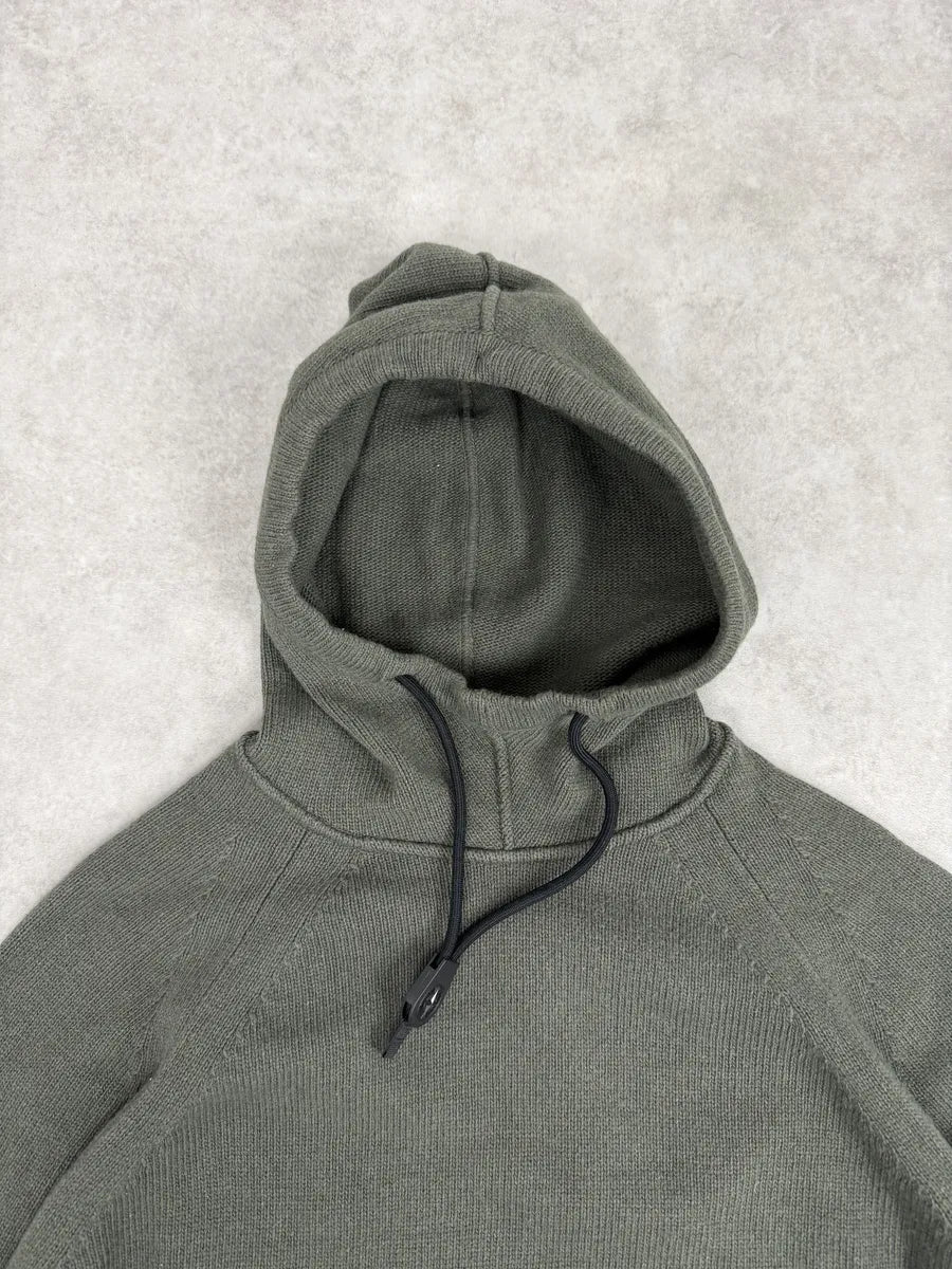 Stone Island Khaki Green Hooded Sweater dGYVRAA 7
