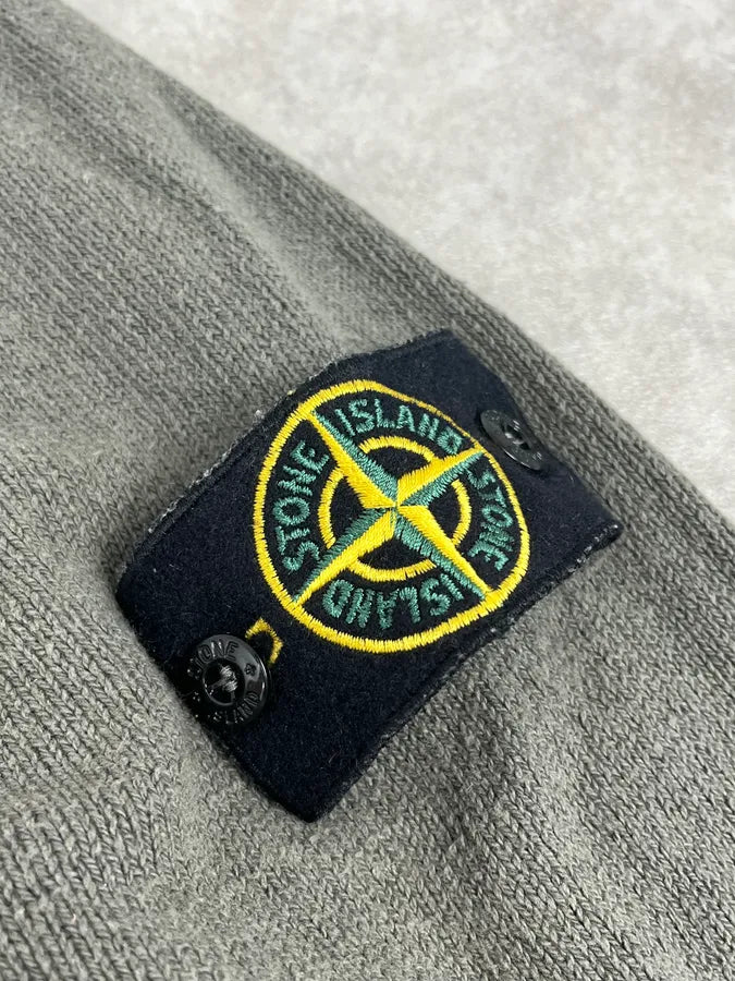 Stone Island Khaki Cotton Zip-Up Jacket cDCgRLl 10