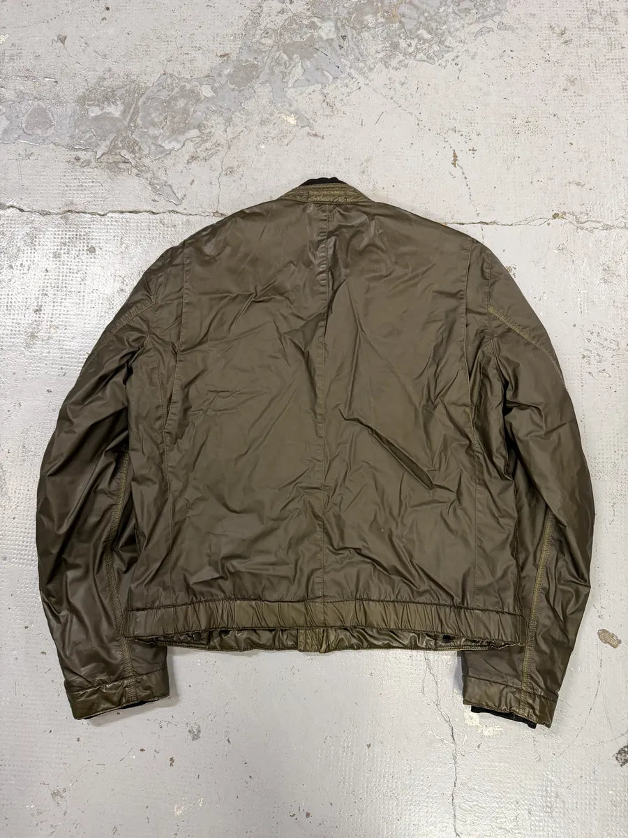 Stone Island Mussola Gommata Camo Green Nylon Puffer Jacket otWAtkn 1