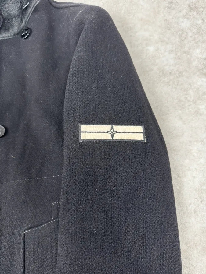 Stone Island Black Classy Caban Wool Jacket DhwHWPJ 9