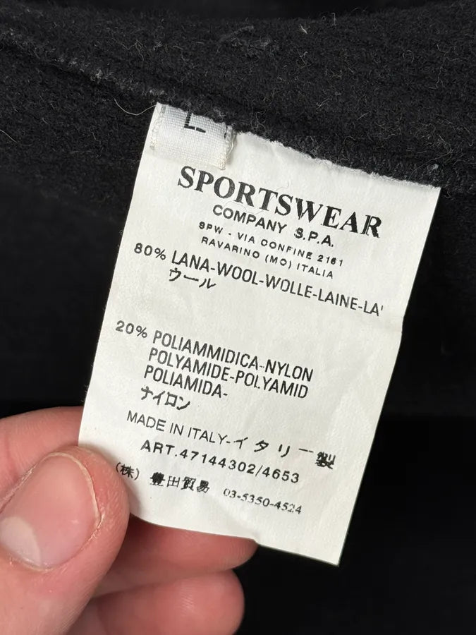 Stone Island Black Classy Caban Wool Jacket DhwHWPJ 16