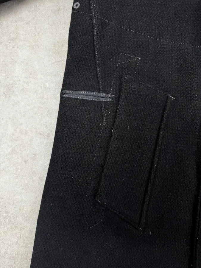 Stone Island Black Classy Caban Wool Jacket DhwHWPJ 11