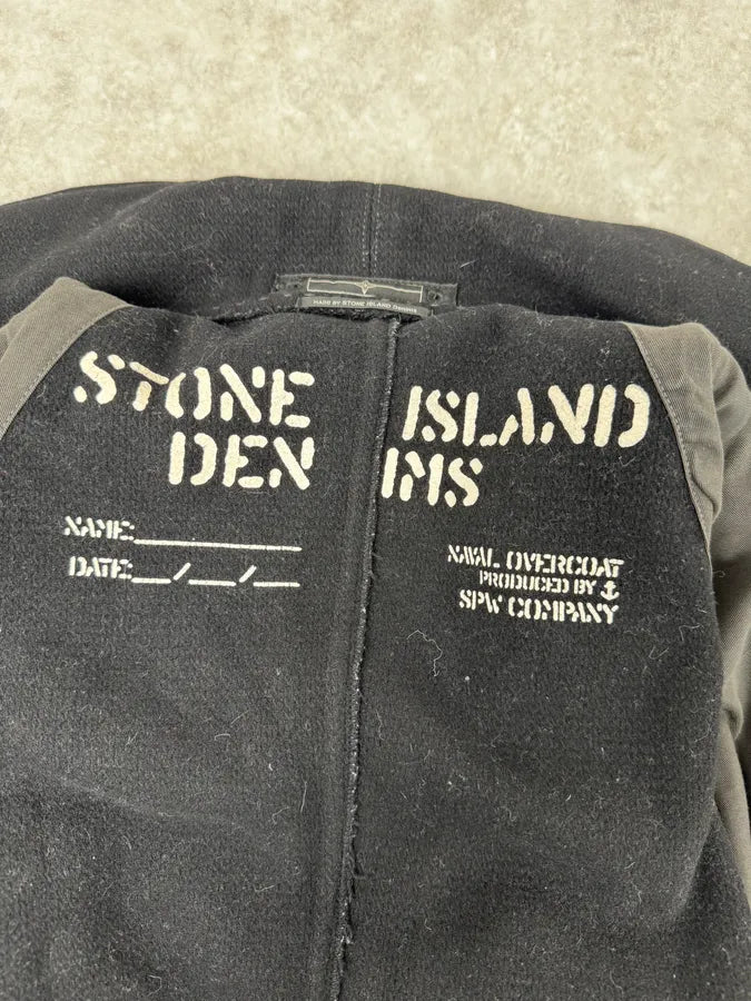Stone Island Black Classy Caban Wool Jacket DhwHWPJ 15