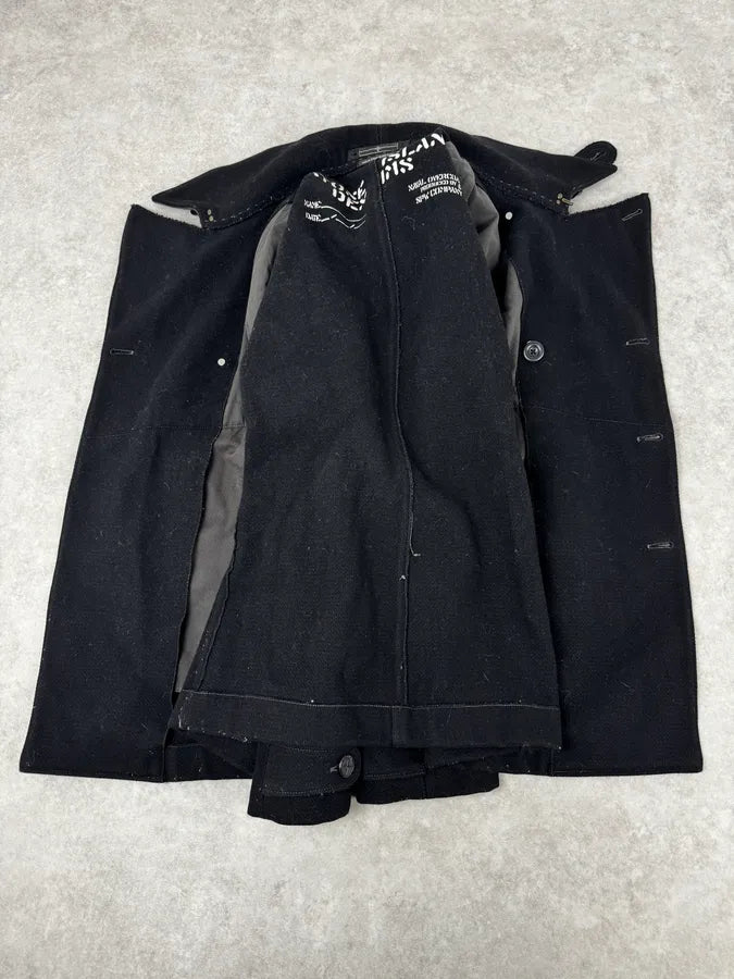 Stone Island Black Classy Caban Wool Jacket DhwHWPJ 8