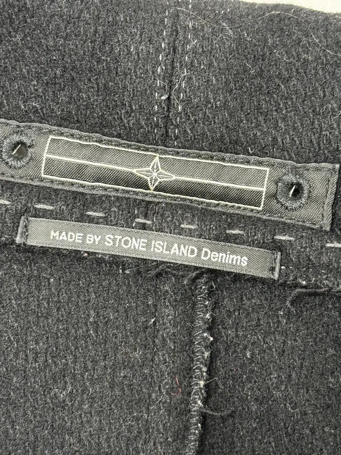 Stone Island Black Classy Caban Wool Jacket DhwHWPJ 14