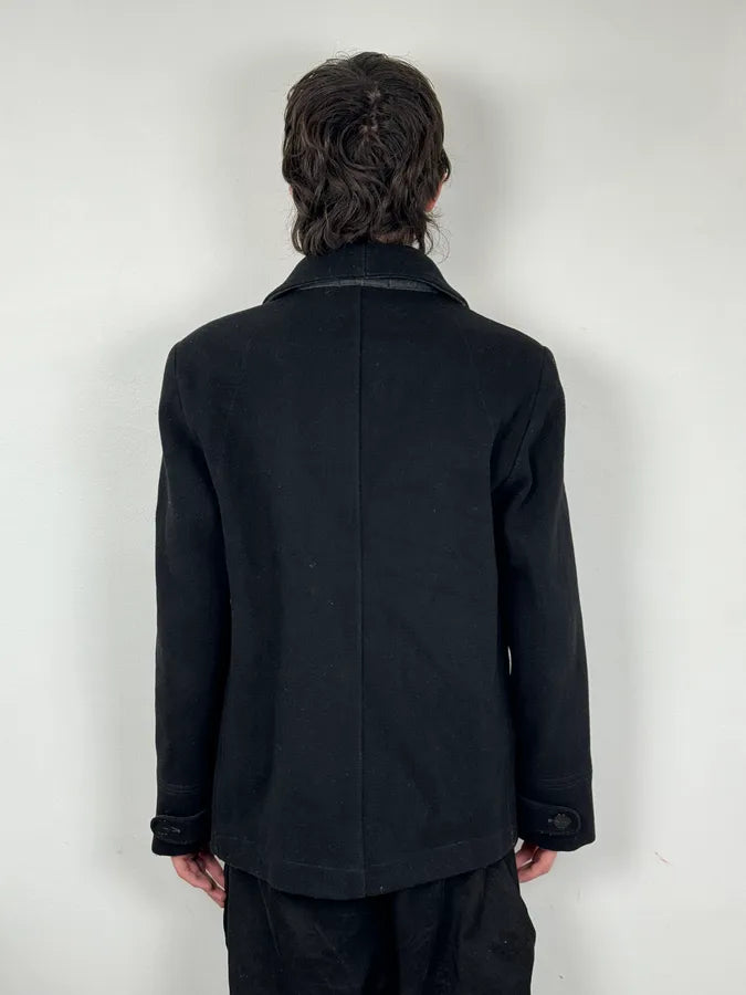 Stone Island Black Classy Caban Wool Jacket DhwHWPJ 2