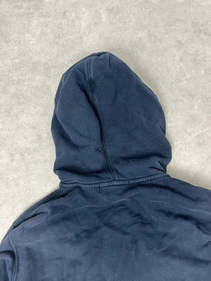 Stone Island Navy Signature Minimalist Zip-up Hoodie IadeKrD 6