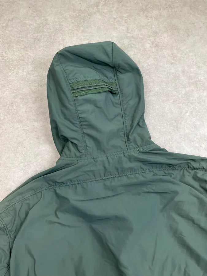 Stone Island Green Nylon Micro Reps Cargo Light Jacket KXYxXej 7