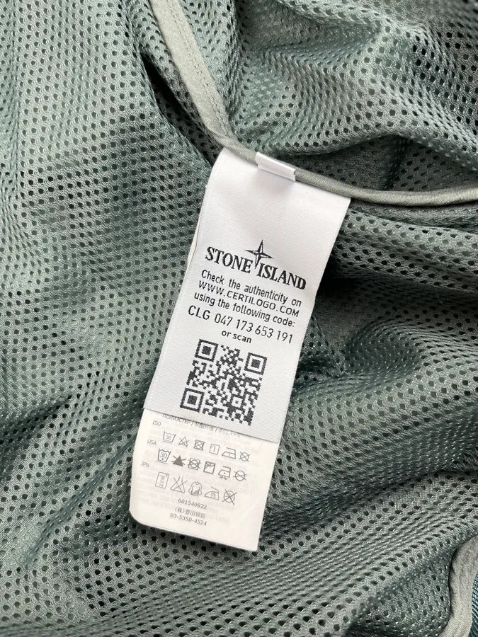 Stone Island Green Nylon Micro Reps Cargo Light Jacket KXYxXej 13