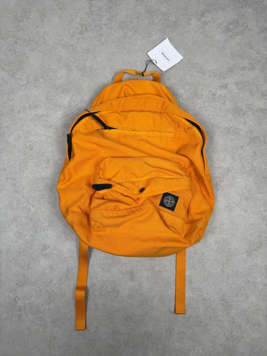 Stone Island Orange Backpack  cCgUbYN 2