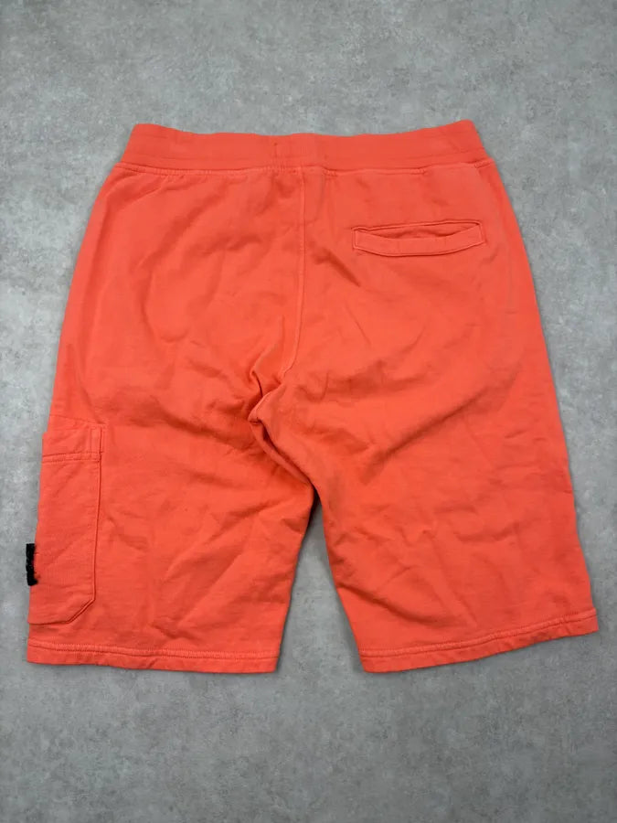 Stone Island Orange Cozy Shorts zZrUWLc 6