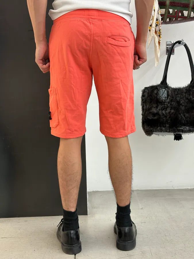 Stone Island Orange Cozy Shorts zZrUWLc 3