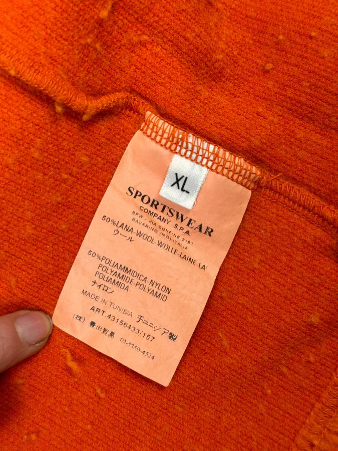 Stone Island Orange Wool Fleece Zip-up Hoodie UwfWezI 11