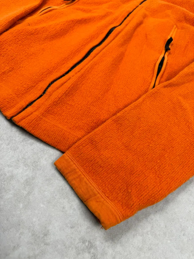 Stone Island Orange Wool Fleece Zip-up Hoodie UwfWezI 7
