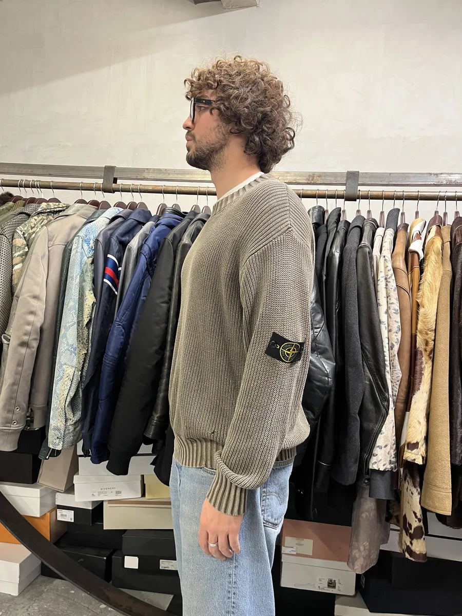 Stone Island Tern Grey Knit Sweater TOPjUUD 5