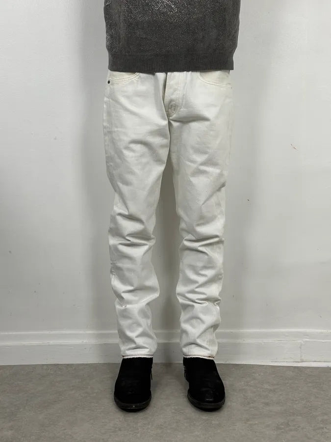 Stone Island White Denim Jeans OKkoYhj 1