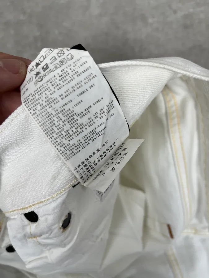 Stone Island White Denim Jeans OKkoYhj 13